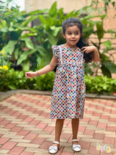 Geometric swirl – Soft Cotton Baby Dress for Summer