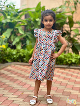 Geometric swirl – Soft Cotton Baby Dress for Summer