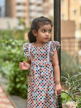 Geometric swirl – Soft Cotton Baby Dress for Summer