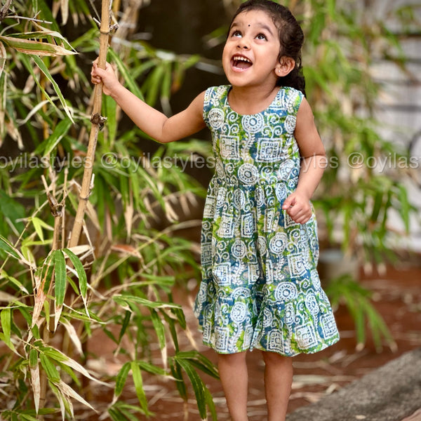 Garden Hush – Soft Cotton Baby Dress for Summer