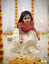 Pavazham - Coral Pink Ethnic Set