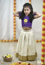 Sooriyam - Hand Embroidered Sunflower Ethnic Set