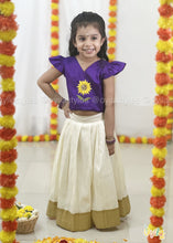 Sooriyam - Hand Embroidered Sunflower Ethnic Set