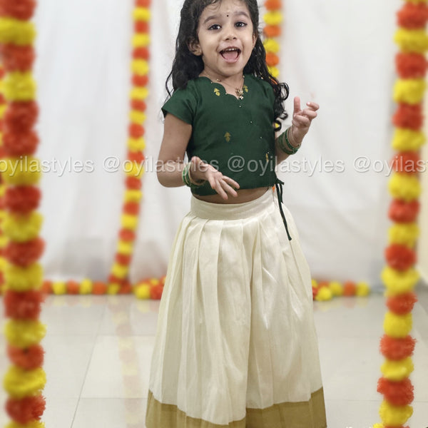 Elaiyaani - Traditional Kids Ethnic Set