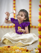 Sooriyam - Hand Embroidered Sunflower Ethnic Set