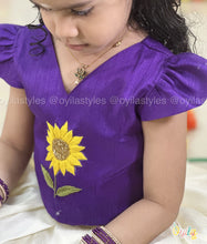 Sooriyam - Hand Embroidered Sunflower Ethnic Set