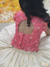 Pavazham - Coral Pink Ethnic Set