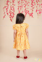 Sunny Petals – Yellow Polka Dot Dress with Crochet Flowers & Bag