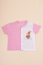 Bunny Tales - Hand Painted Christmas Cotton Shirt