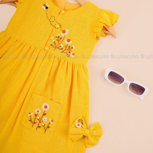 Thean – Kids cotton summer frock 🍯✨