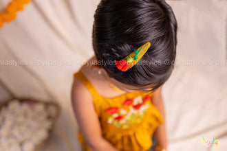 Kannikai – Cotton hand embroidered skirt and top