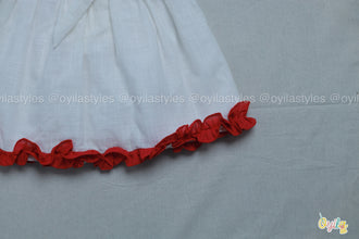 Thadam Frock - Girls Cotton Frock with custom Tamil Name