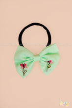 Malar – Pink Dress Set with butterflies Embroidered Mint Yoke