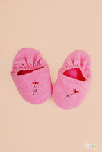 Malar – Pink Dress Set with butterflies Embroidered Mint Yoke